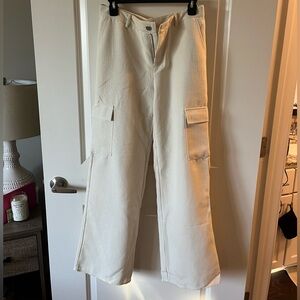 Small Cream Cargo Dress Pants - From LANE 201 boutique / NEVER WORN